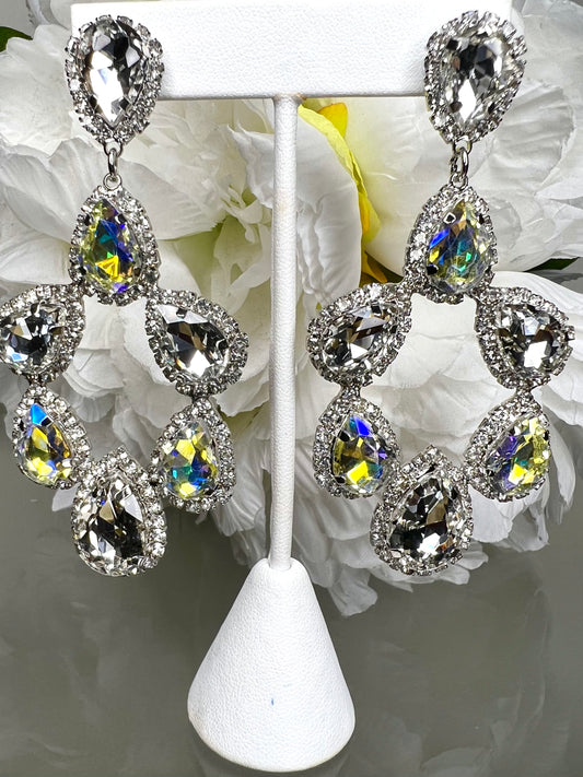 GLAMOUR THIS, GLAMOUR THAT EARRINGS - CRYSTAL